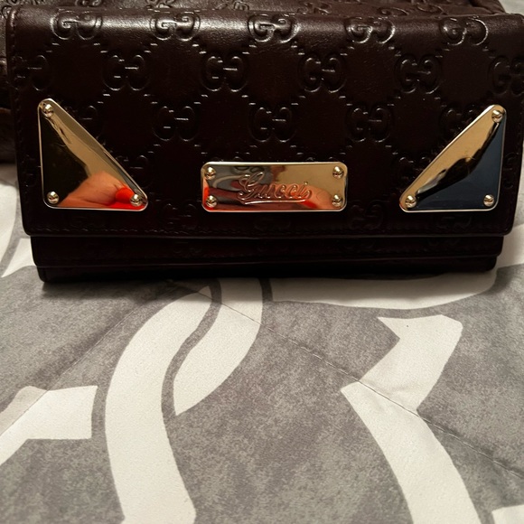 Gucci leather hobo bag and matching wallet - Picture 5 of 14